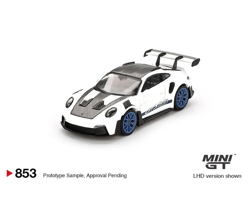 (PRE-ORDER 2025) Porsche 911 (992) GT3 RS Weissach Package (White with Indigo Blue)