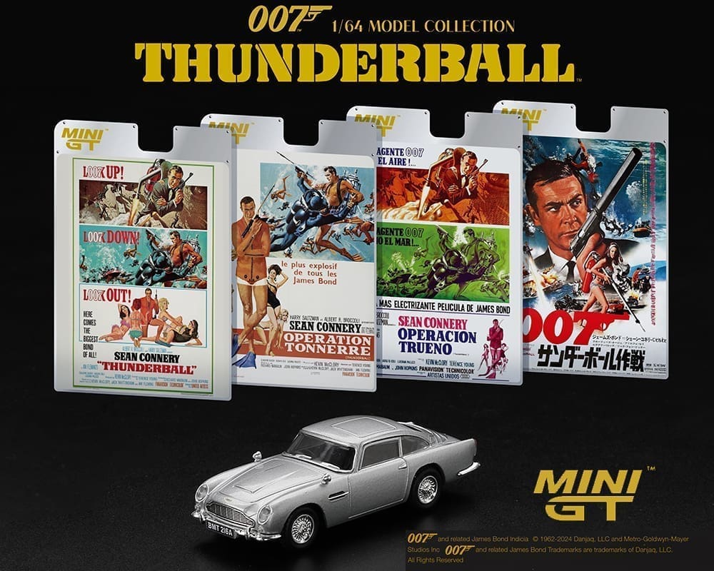 Aston Martin DB5 James Bond 007 Thunderball "English Packaging"