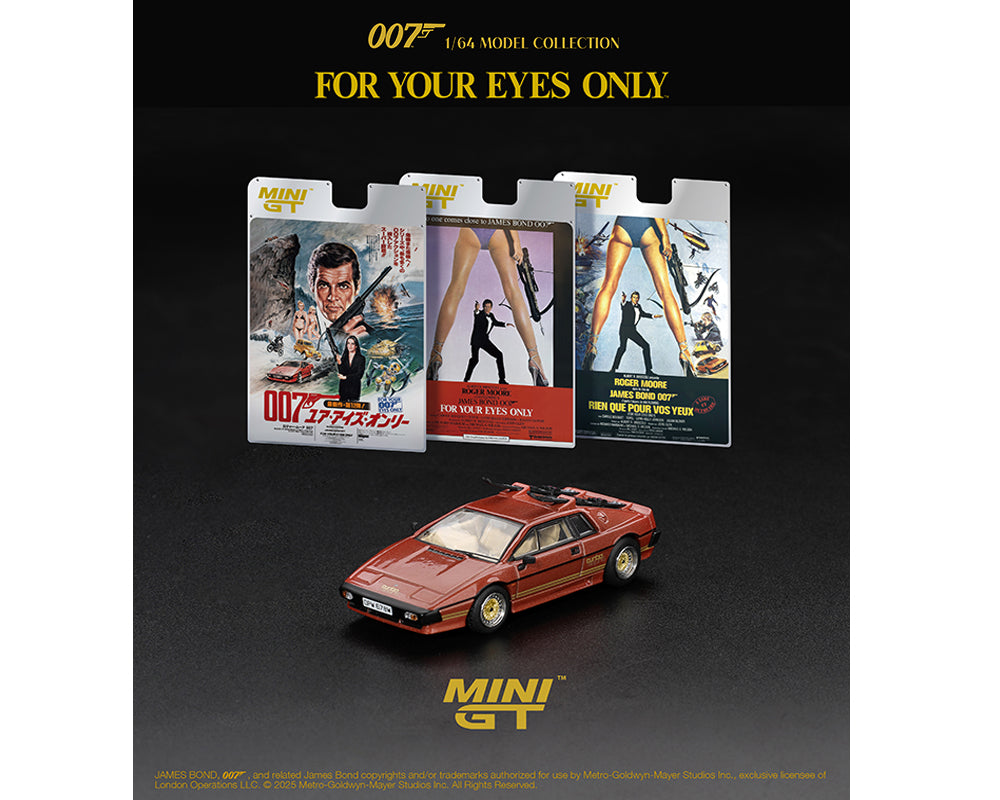 MINI GT-Lotus Esprit Turbo James Bond 007 “FOR YOUR EYES ONLY” – English Packaging MGT00912-007E