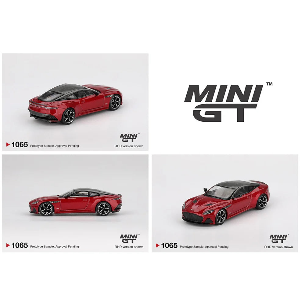 (PRE-ORDER 2025) Mini GT- Aston Martin DBS – Hyper Red MGT01065