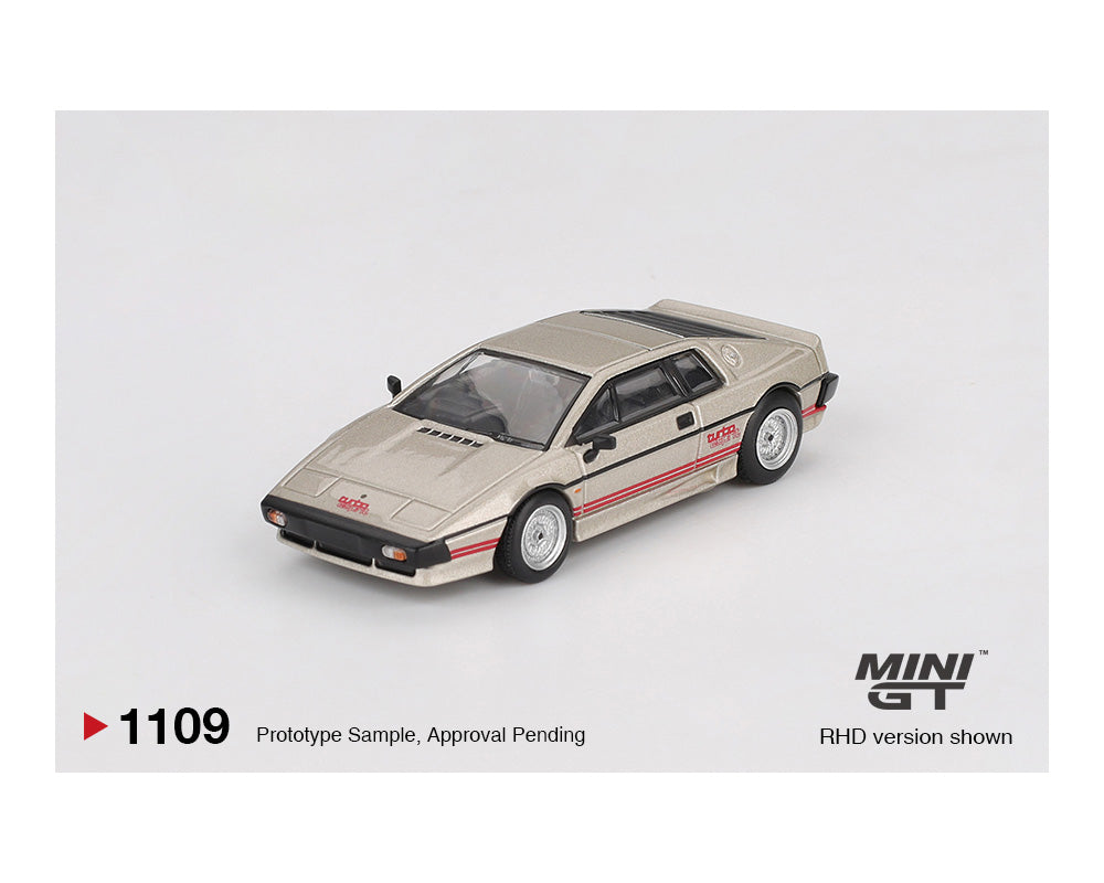 Mini GT- Lotus Esprit Turbo – Metallic Silver MGT01109-BL