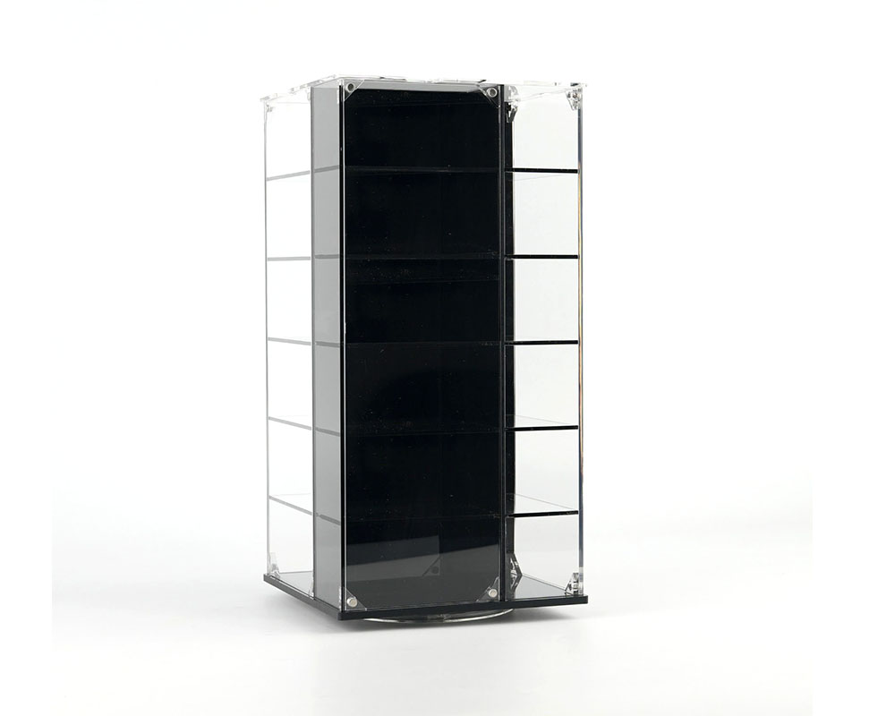 Vitrine Spinner 1:64 Acrylitower 24 Voitures Noire - MiJo Exclusives - MJ17032B