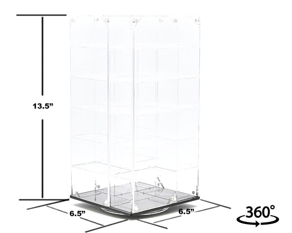 Vitrine Spinner 1:64 Acrylitower 24 Voitures Transparente - MiJo Exclusives - MJ17032