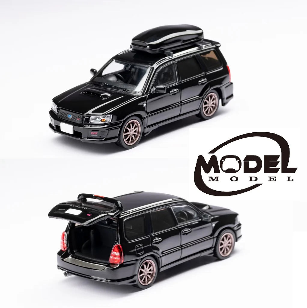 MODELMODEL 1/64 - Subaru Forester SG9 STI - Black - MM64-SG9-002