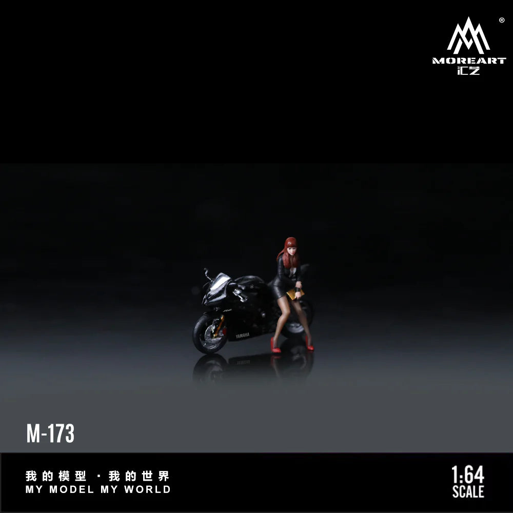 MoreArt 1/64 - Yamaha R6 Pretty Girl Motorcycle - MO222173
