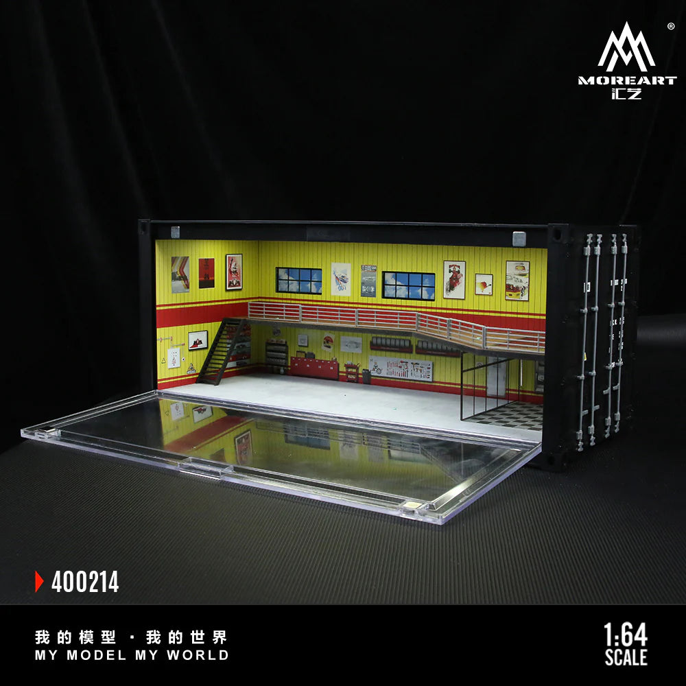 MoreArt 1/64 - Container Repair Shop (Yellow) - MO400214
