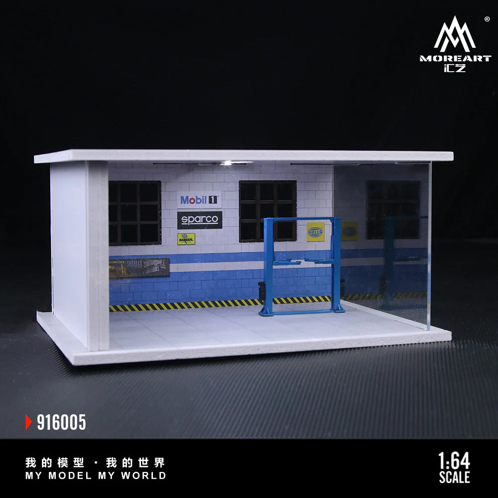 MoreArt 1/64 - Assembled Version Lighting Scene - Blue - MO916005