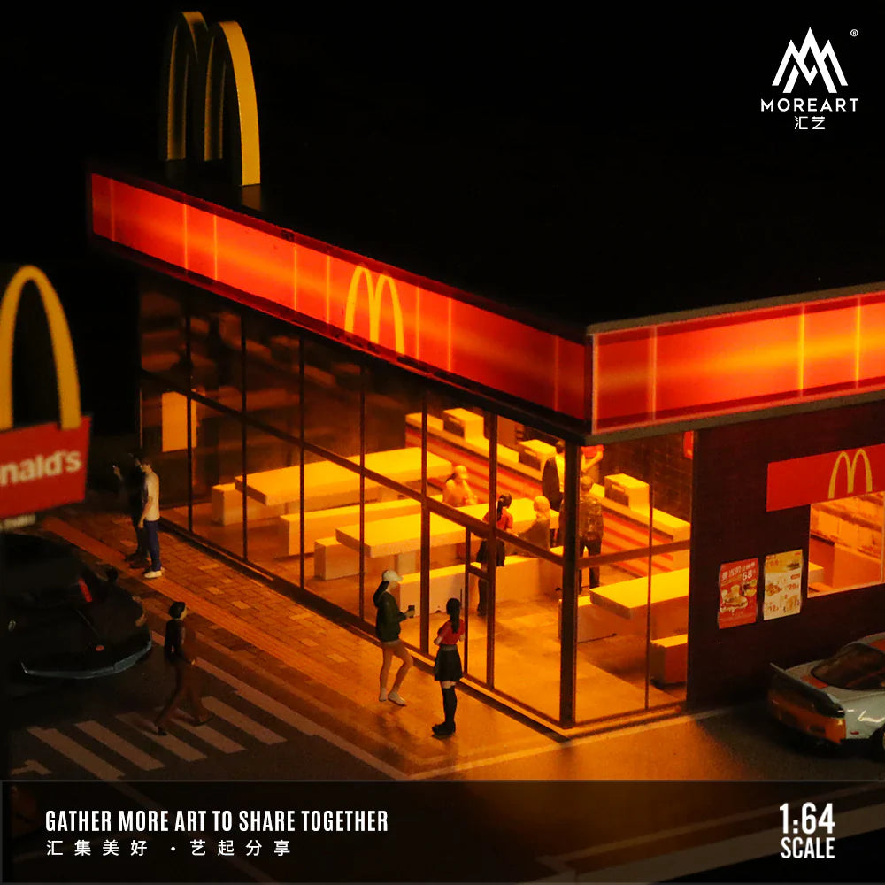MoreArt Diorama 1:64-McDonald&