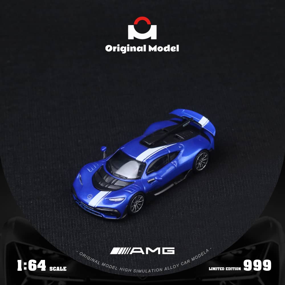 Original Model 1/64 - Mercedes-AMG ONE - Metallic Blue - OM646406