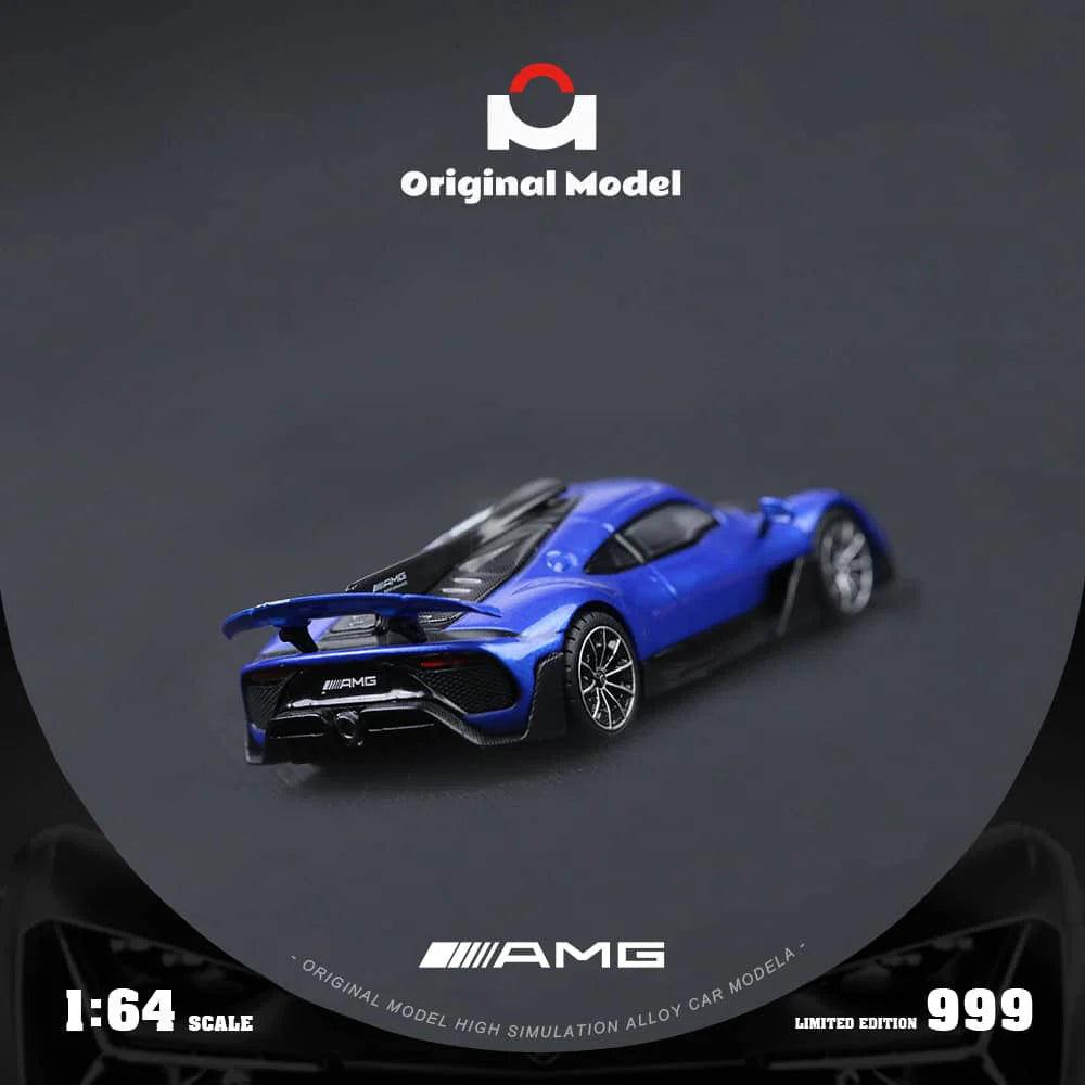 Original Model 1/64 - Mercedes-AMG ONE - Metallic Blue - OM646406