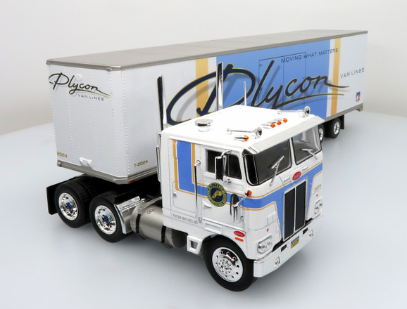 Peterbilt 352 Pacemaker Tractor Trailer: Plycon Van Lines (1:43)