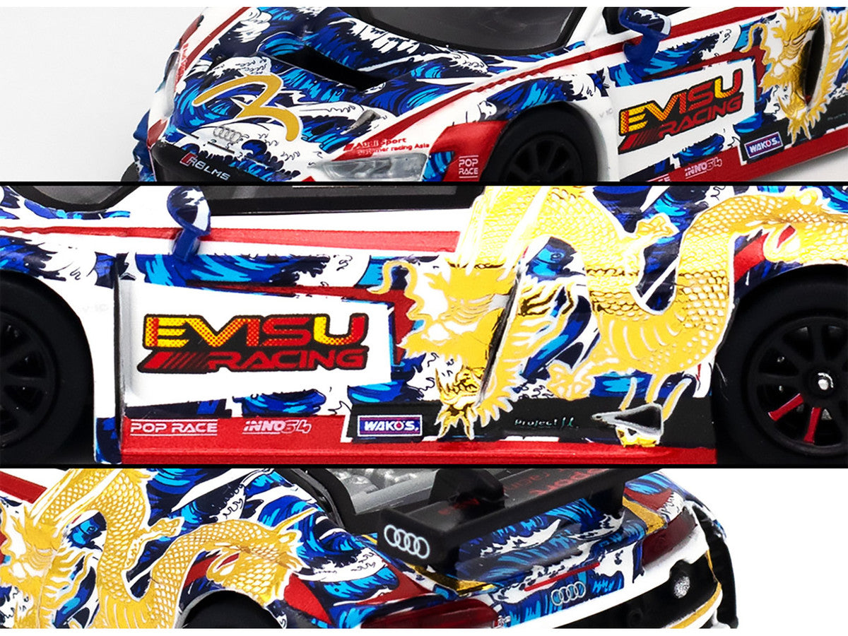 POPRACE 1/64-Audi R8 LMS "Evisu Racing X Works PR64-R8LMS-EVISU