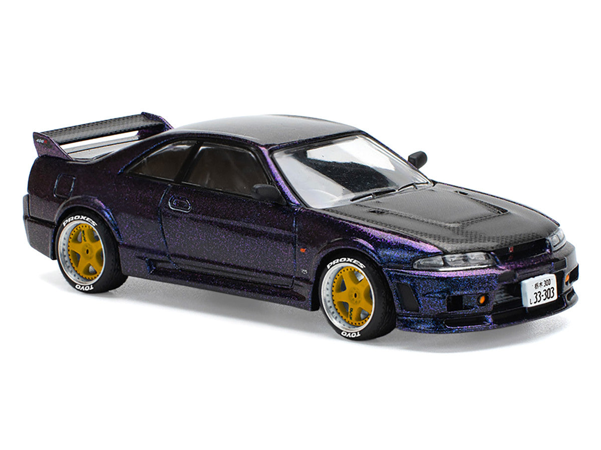 POPRACE 1/64 - Nissan Skyline GT-R R33 Nismo - "Midnight Purple" - PR640256