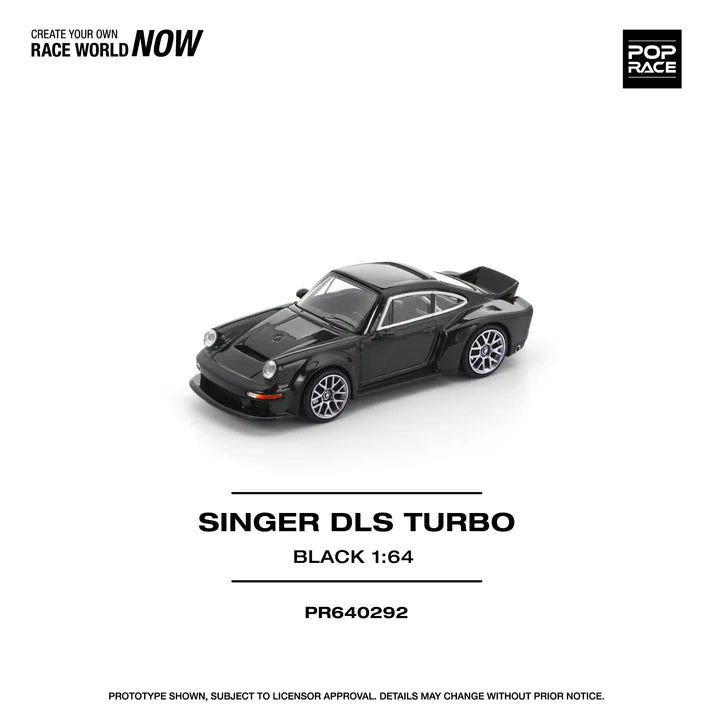 POPRACE 1:64 Singer DLS Turbo Road Noir PR640292