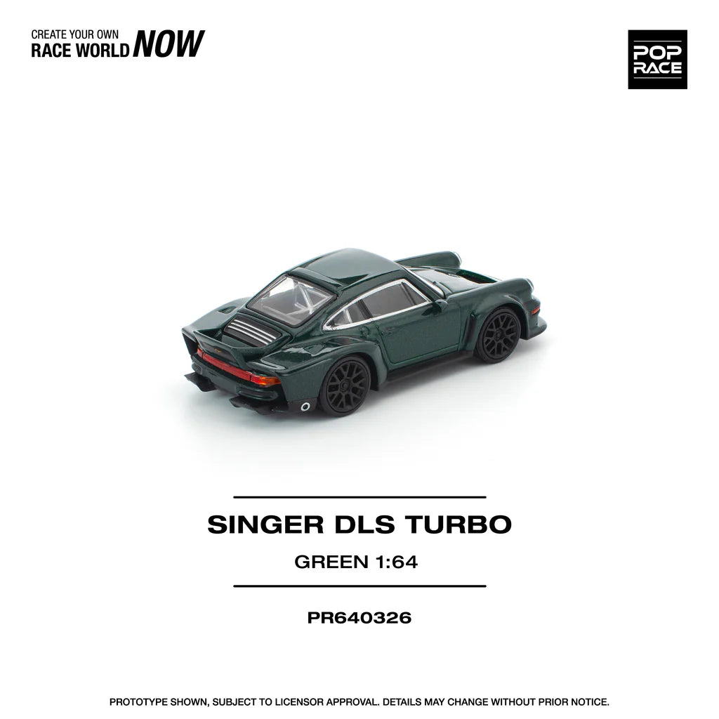 (PRE-0RDER 2025) POPRACE 1/64, Singer DLS Turbo (Road) - Green, PR640326