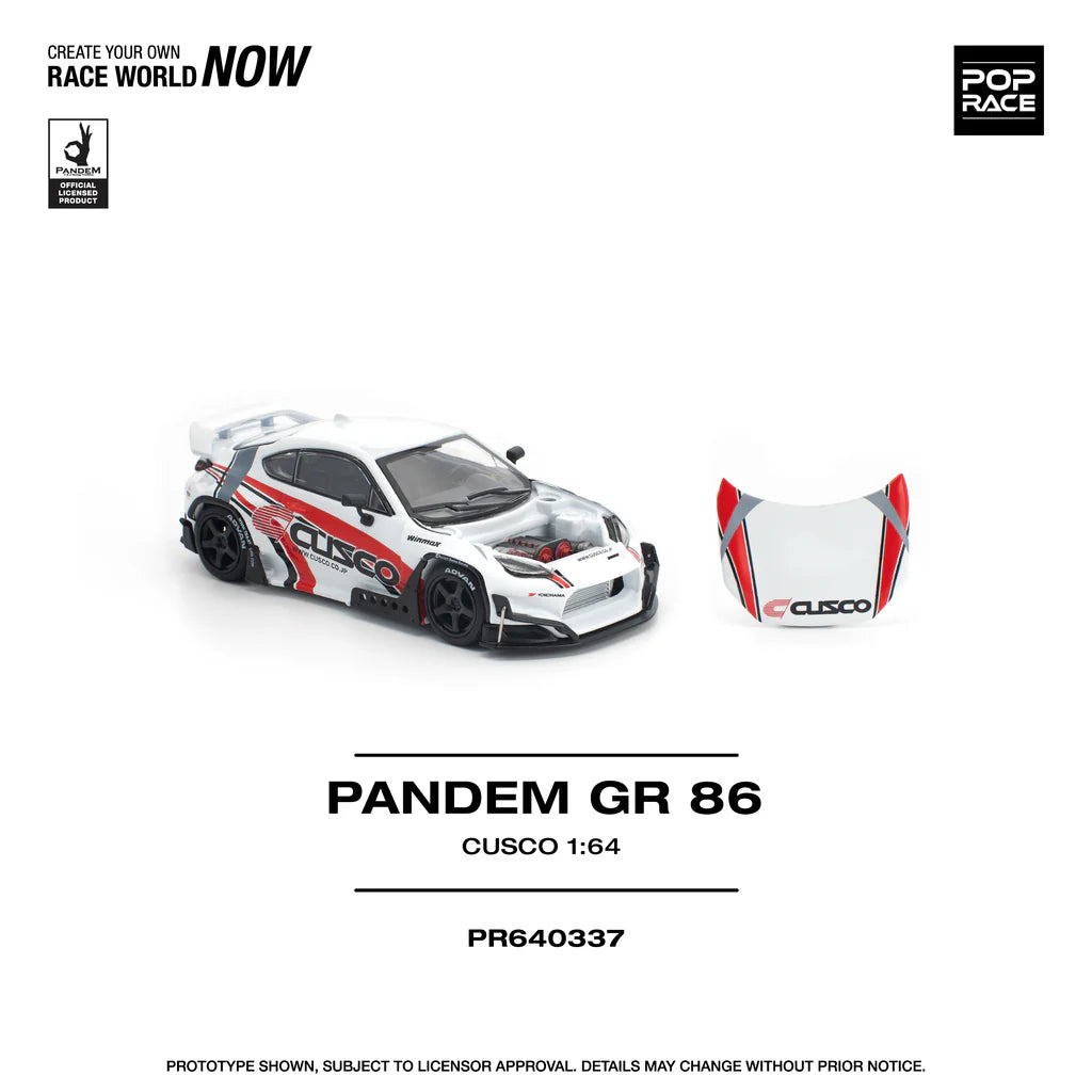 POPRACE 1/64 Pandem Toyota GR86 - "Cusco" - PR640337