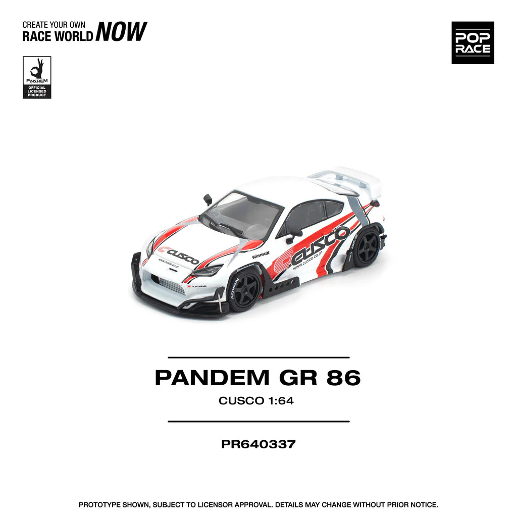 POPRACE 1/64 Pandem Toyota GR86 - "Cusco" - PR640337
