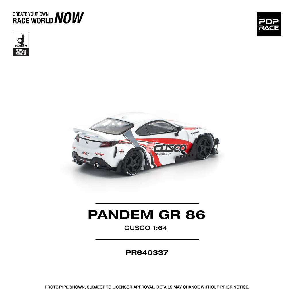 POPRACE 1/64 Pandem Toyota GR86 - "Cusco" - PR640337