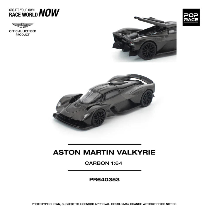 POPRACE 1:64 Aston Martin Valkyrie Carbon Edition PR640353