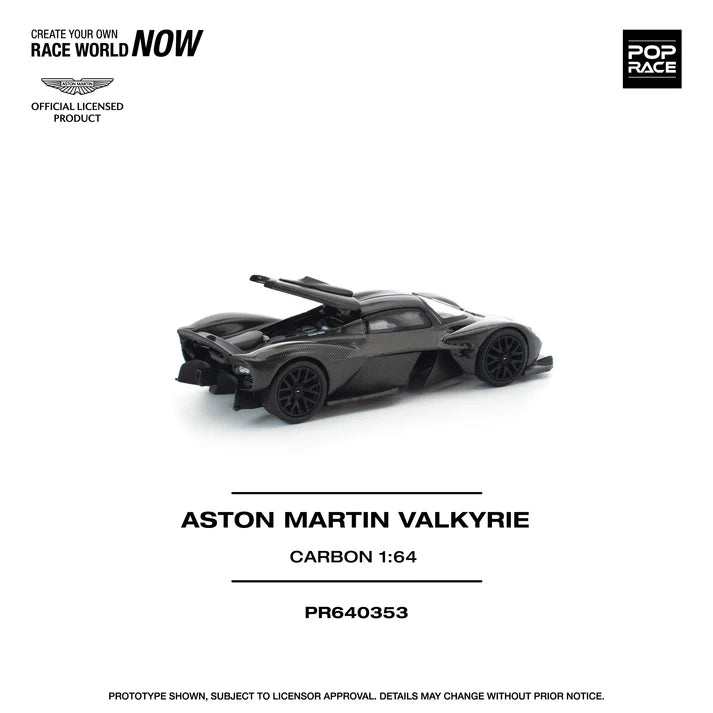 POPRACE 1:64 Aston Martin Valkyrie Carbon Edition PR640353