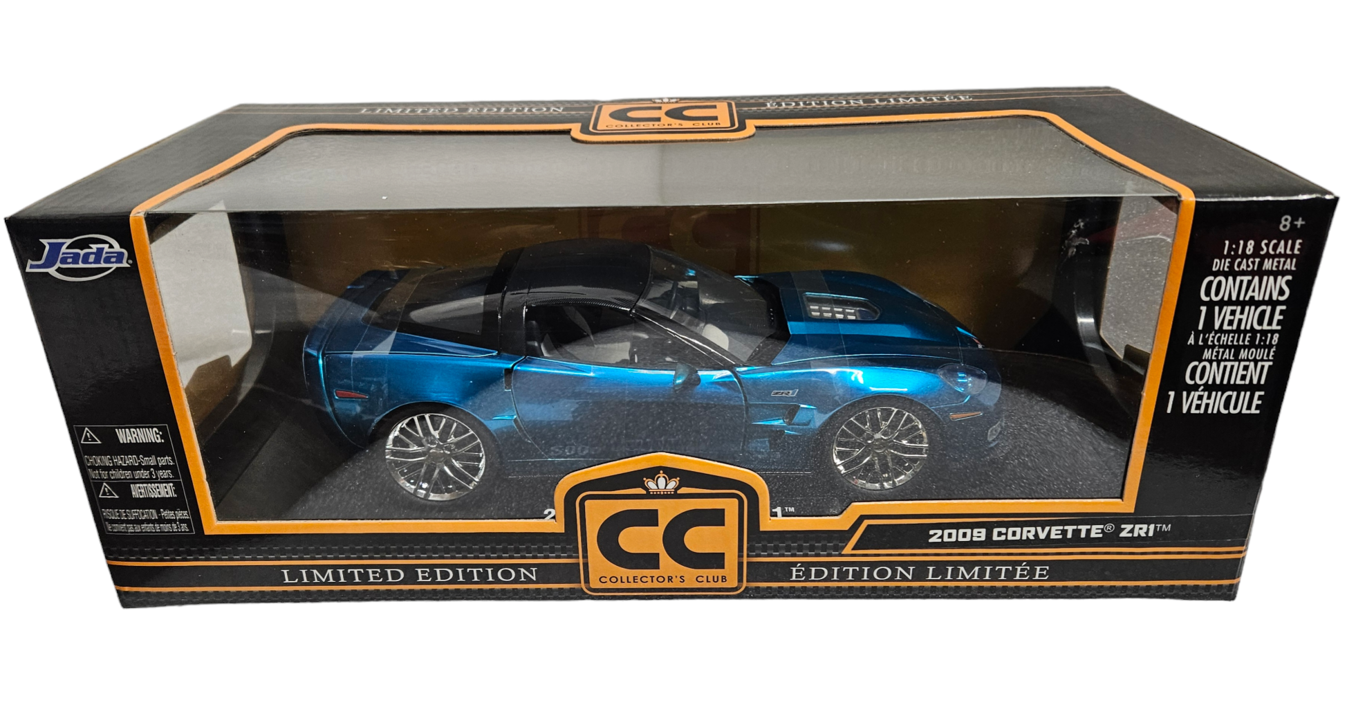 Chevrolet Corvette ZR1 2009, 1/18 Jet Stream Blue