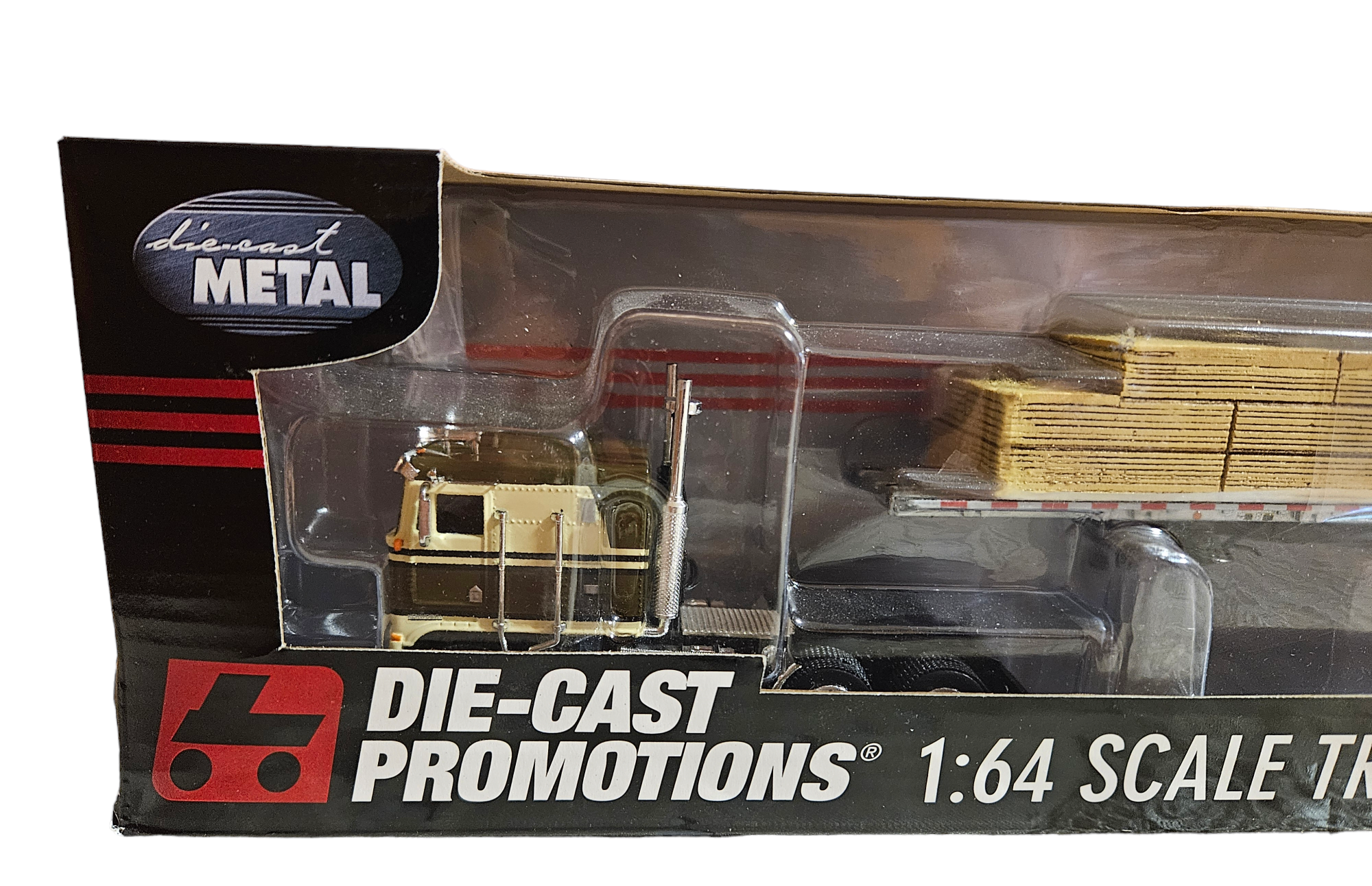 Kenworth K-100 w/ LOADED LUMBER FLATBED LOAD in 1/64 by DCP