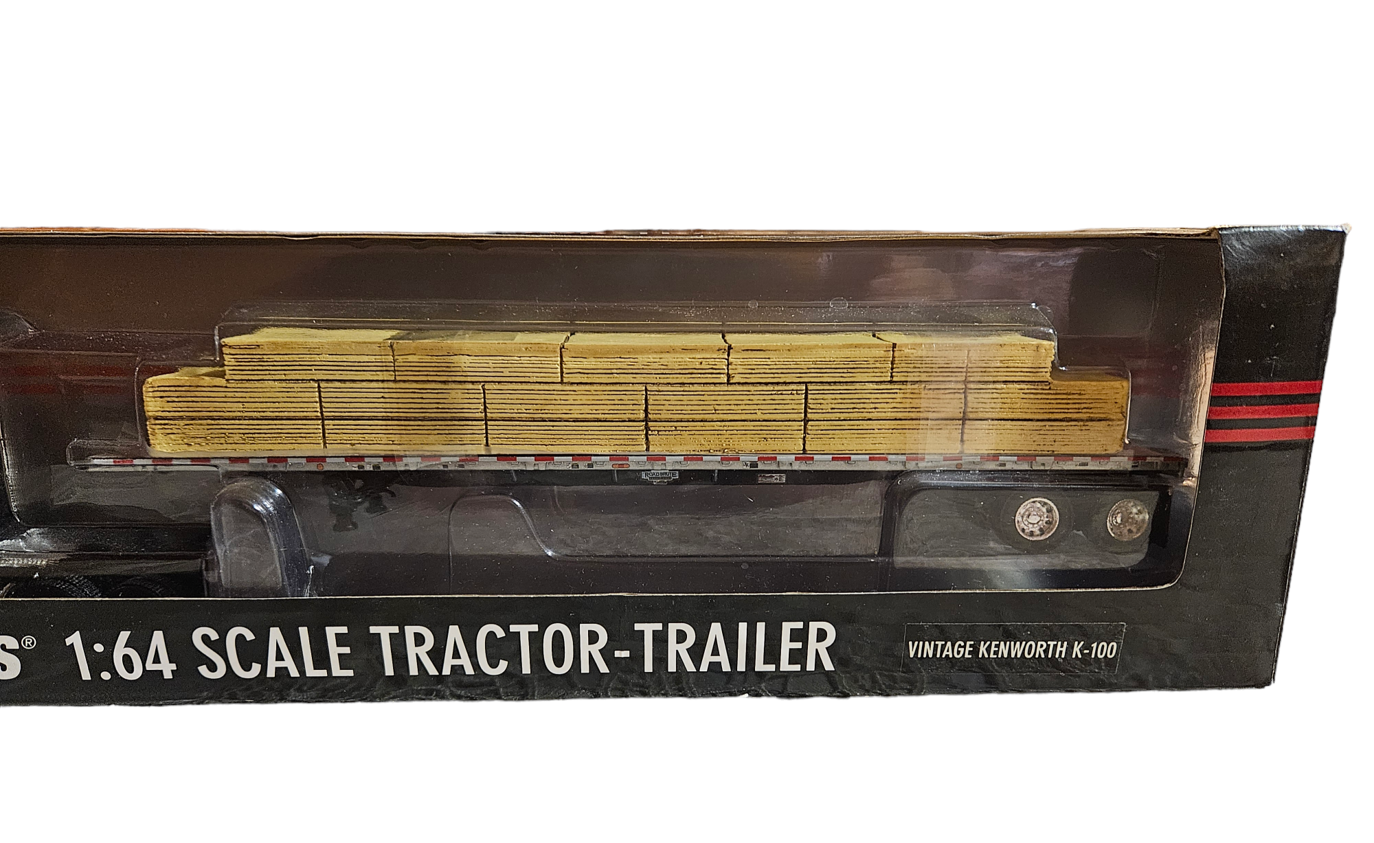 Kenworth K-100 w/ LOADED LUMBER FLATBED LOAD in 1/64 by DCP