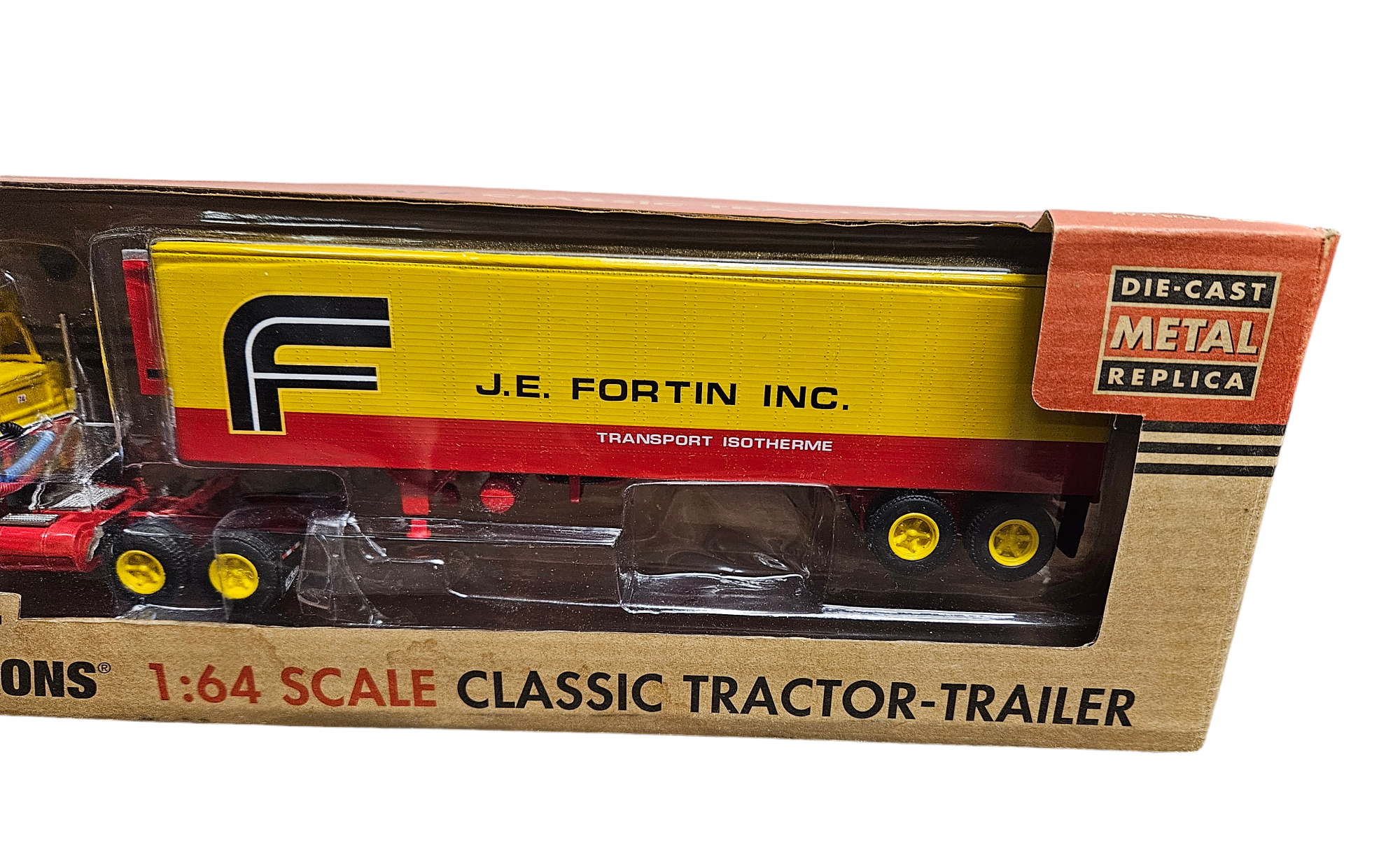 FREIGHTLINER J.E. Fortin INC. Classic Tractor Trailer in 1/64