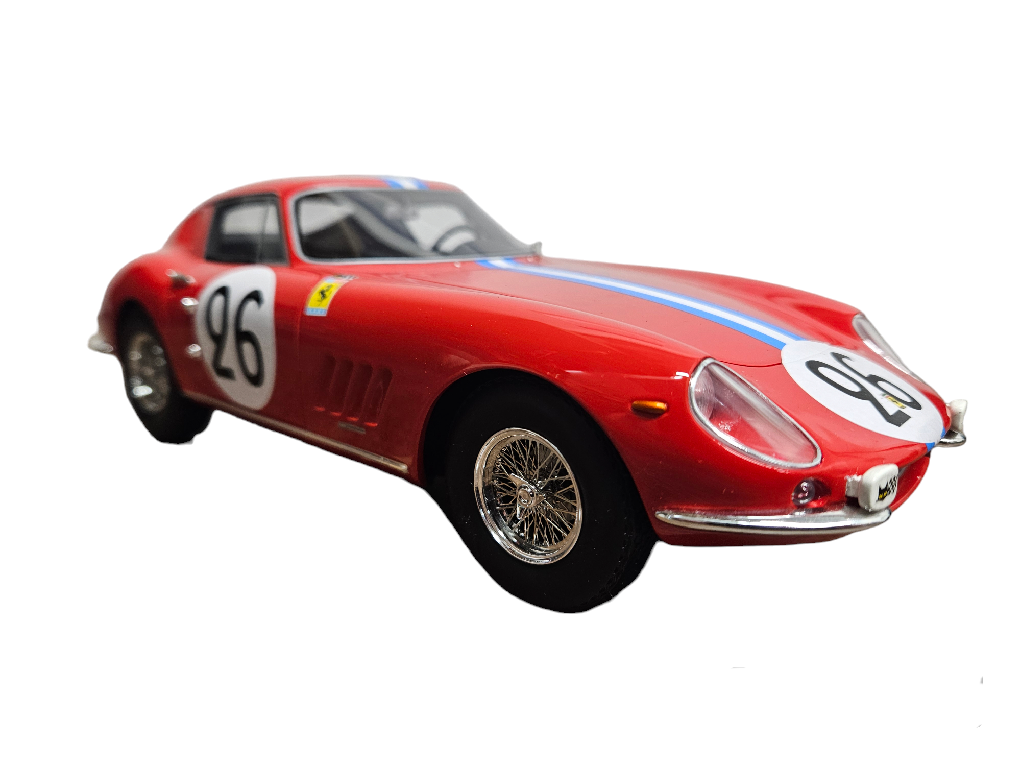 FERRARI 275 GTB N.26 DNF LM 1966 G.BISCALDI -PRINCE M.DE BOURBON 1:18