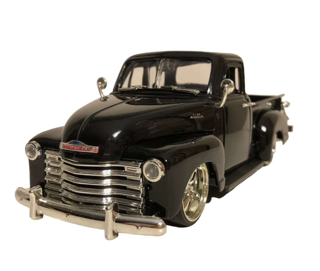 1951 CHEVY PICKUP TRUCK-BLACK-(Échelle-Scale 1:24)