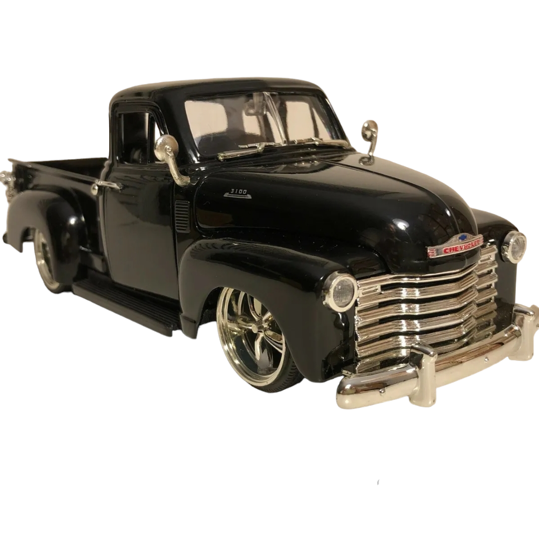 1951 CHEVY PICKUP TRUCK-BLACK-(Échelle-Scale 1:24)