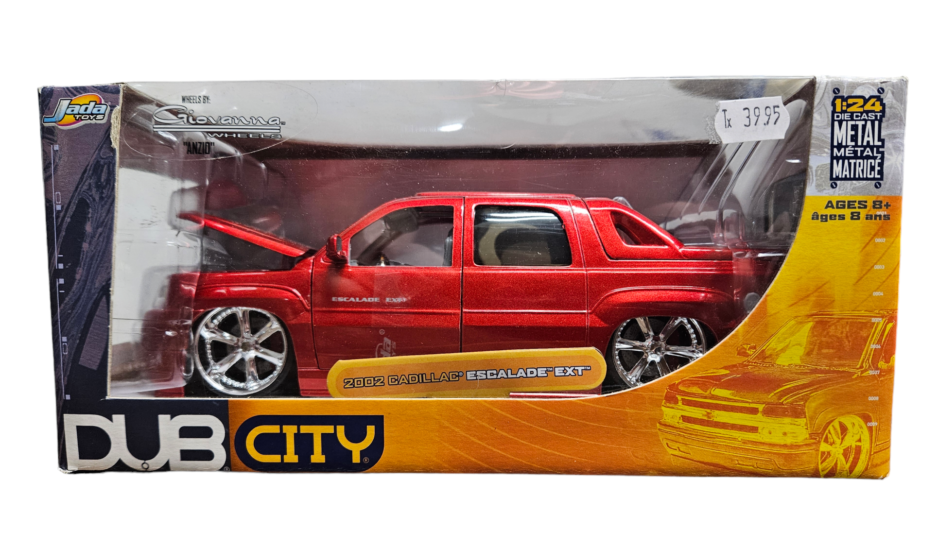 2002 CADILLAC ESCALADE     1／24 2002 Cadillac Escalade, Black, (Échelle-Scale 1:24) – Nice