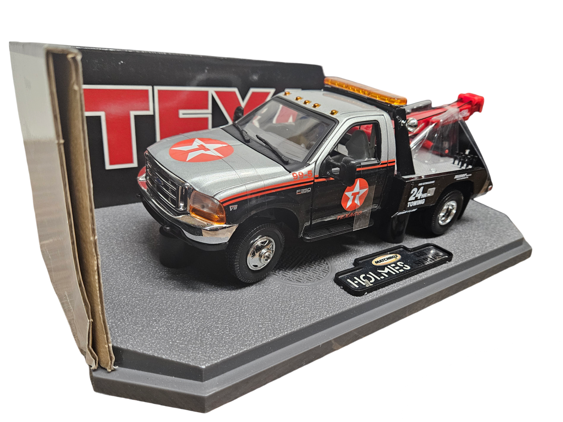 TEXACO, 1999 Ford F-series Holmes Wrecker Tow Truck, (Échelle-Scale 1:24)