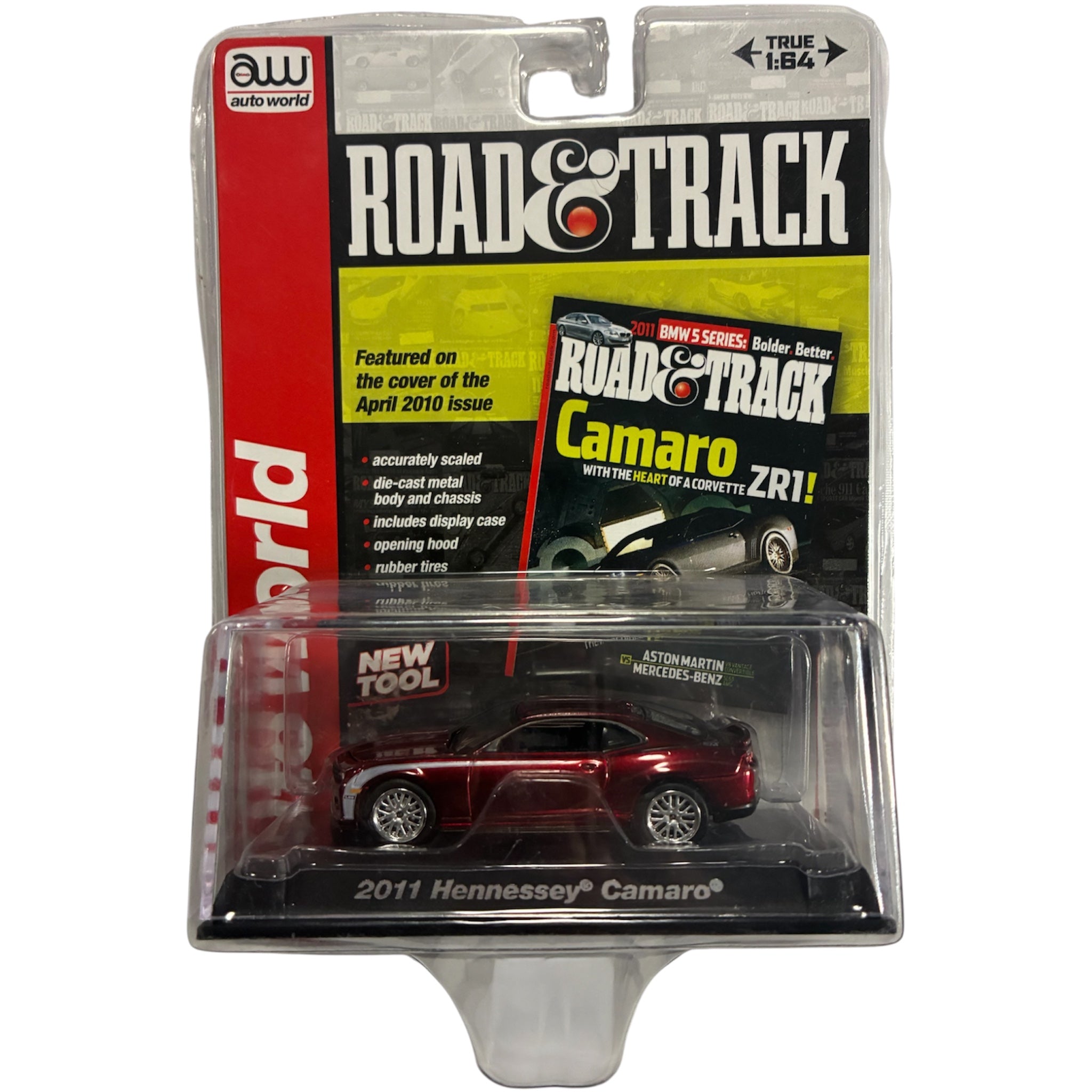 CHASE CAR 2011 Hennessey Camaro - Auto World Road & Track 1:64 - AW64003-CHASE