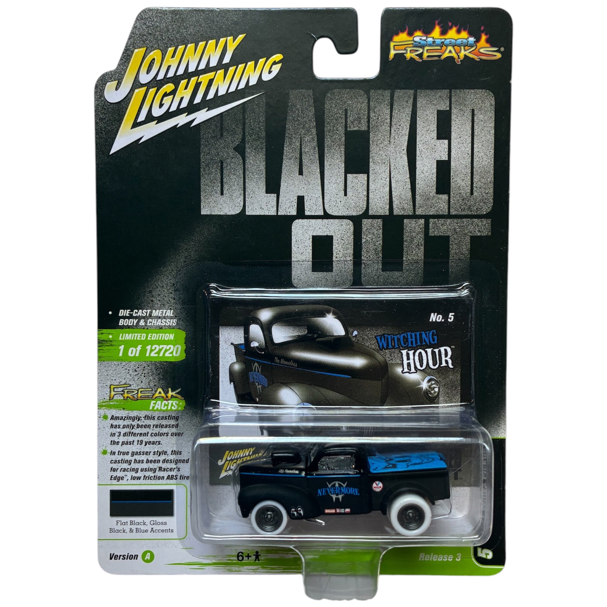 CHASE CAR 1941 Willys Pickup Street Freaks - Johnny Lightning 1:64 - JLSF021-3A-5-CHASE