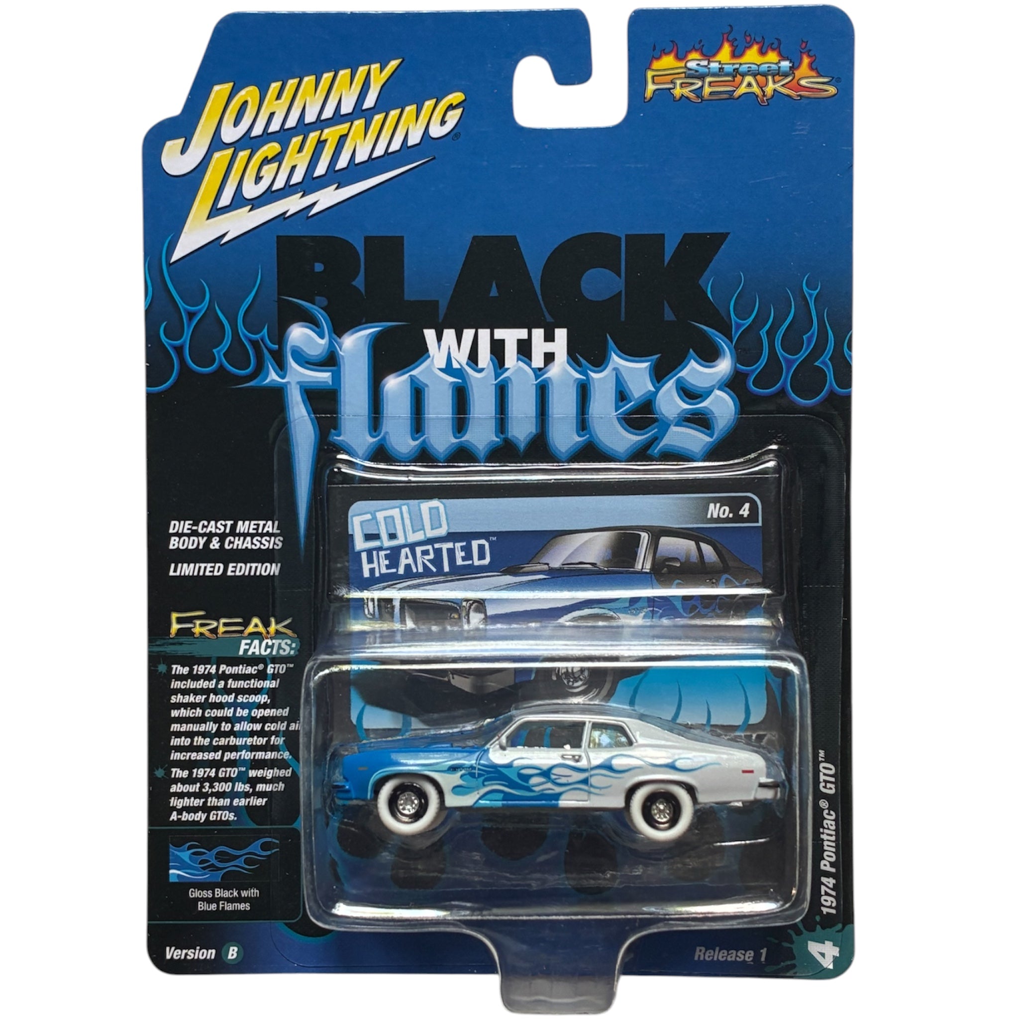 CHASE CAR 1974 Pontiac GTO Street Freaks - Johnny Lightning 1:64 - JLSP405/24B-CHASE