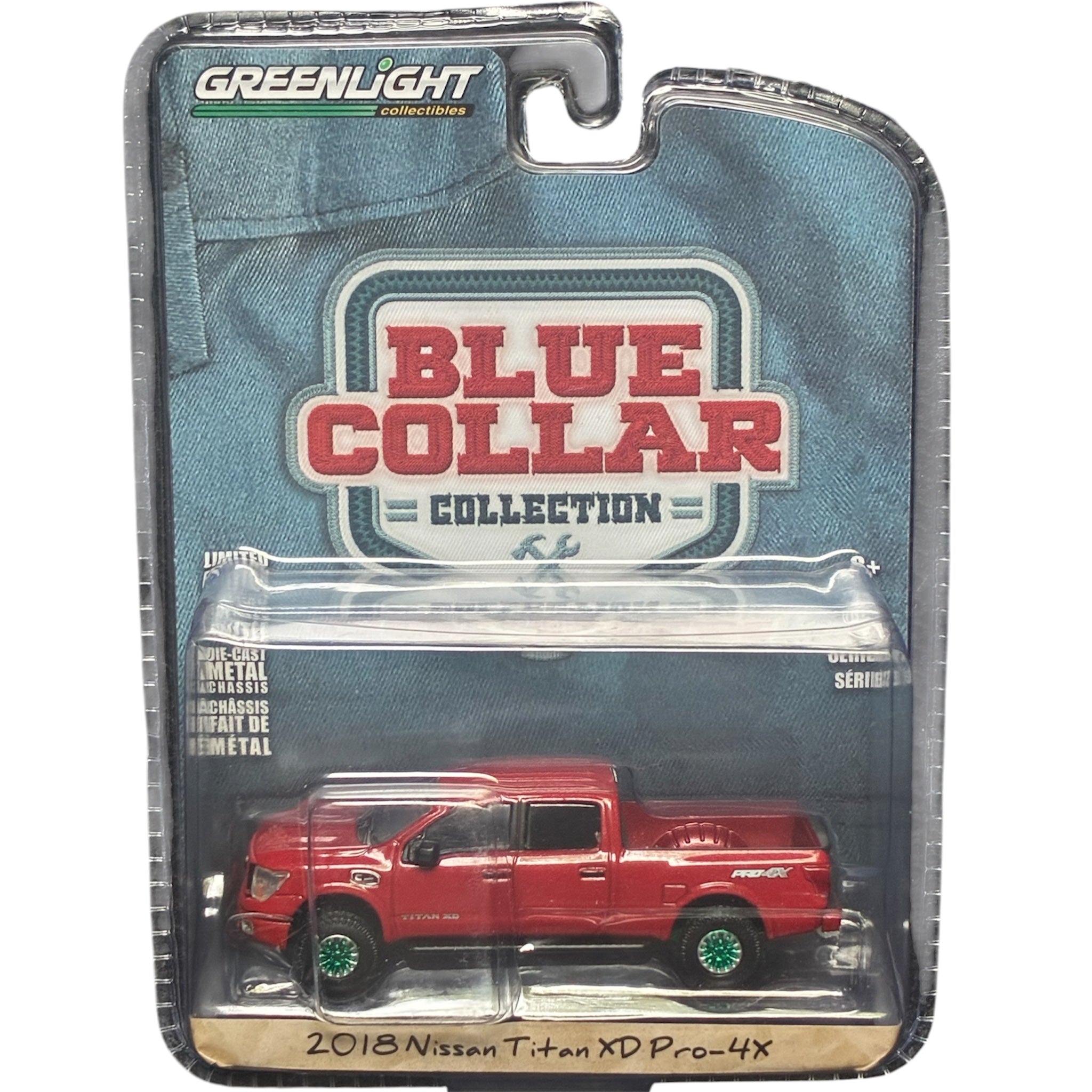 CHASE CAR GreenLight Blue Collar Series 5 2018 Nissan Titan XD Pro-4X 1:64 GL35120-F-CHASE