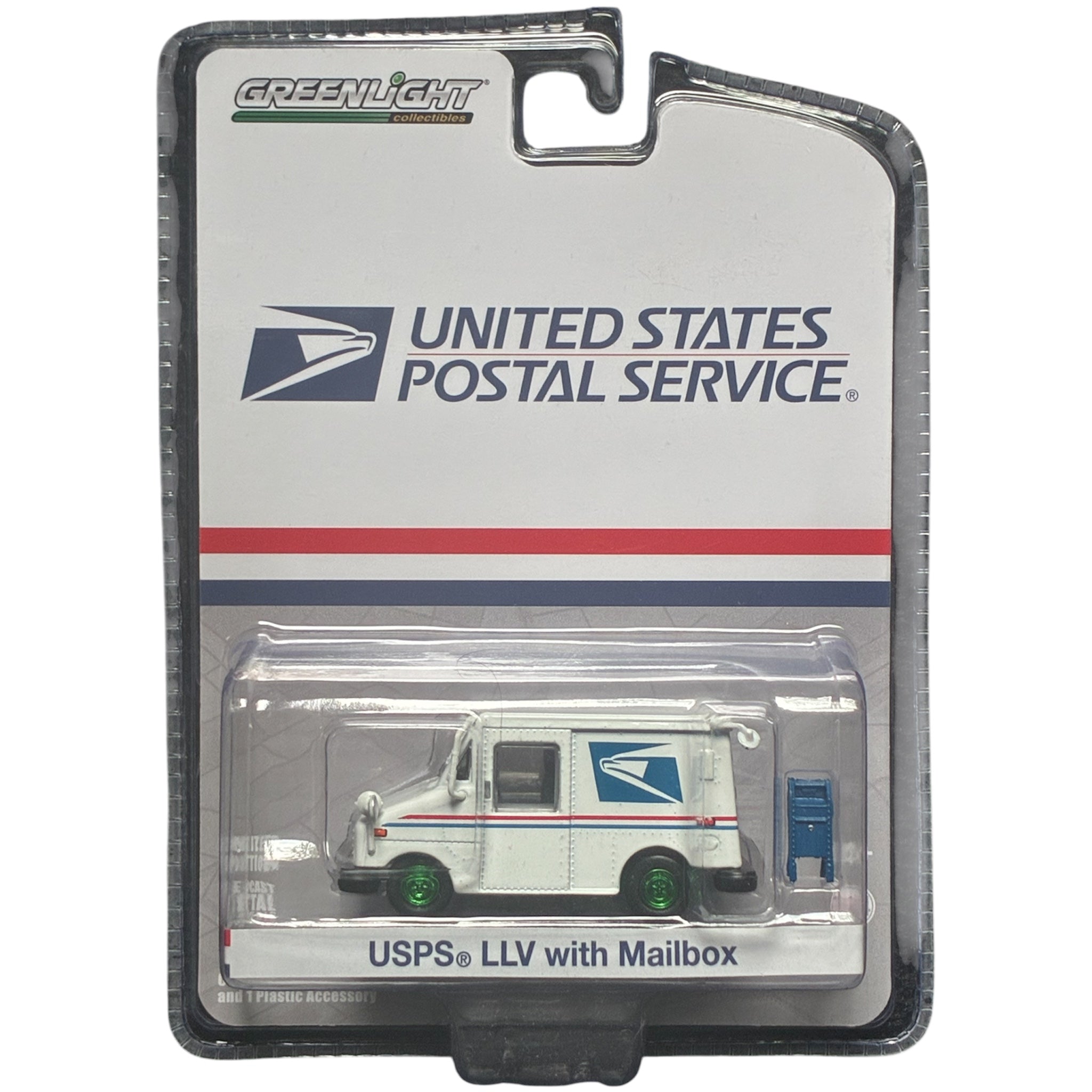 CHASE CAR GreenLight United States Postal Service USPS LLV with Mailbox 1:64 GL29888-CHASE