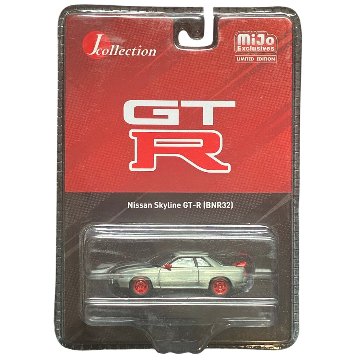 CHASE CAR – J-Collection MiJo Exclusive Nissan Skyline GT-R (BNR32) RAW CHASE 1:64 JC64-008-RD-CHASE