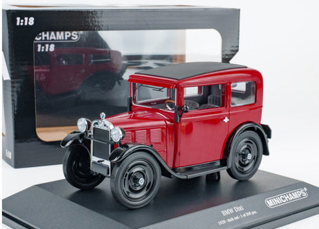 BMW Dixi 1928 Rouge Foncé 1:18 – Minichamps 155024000
