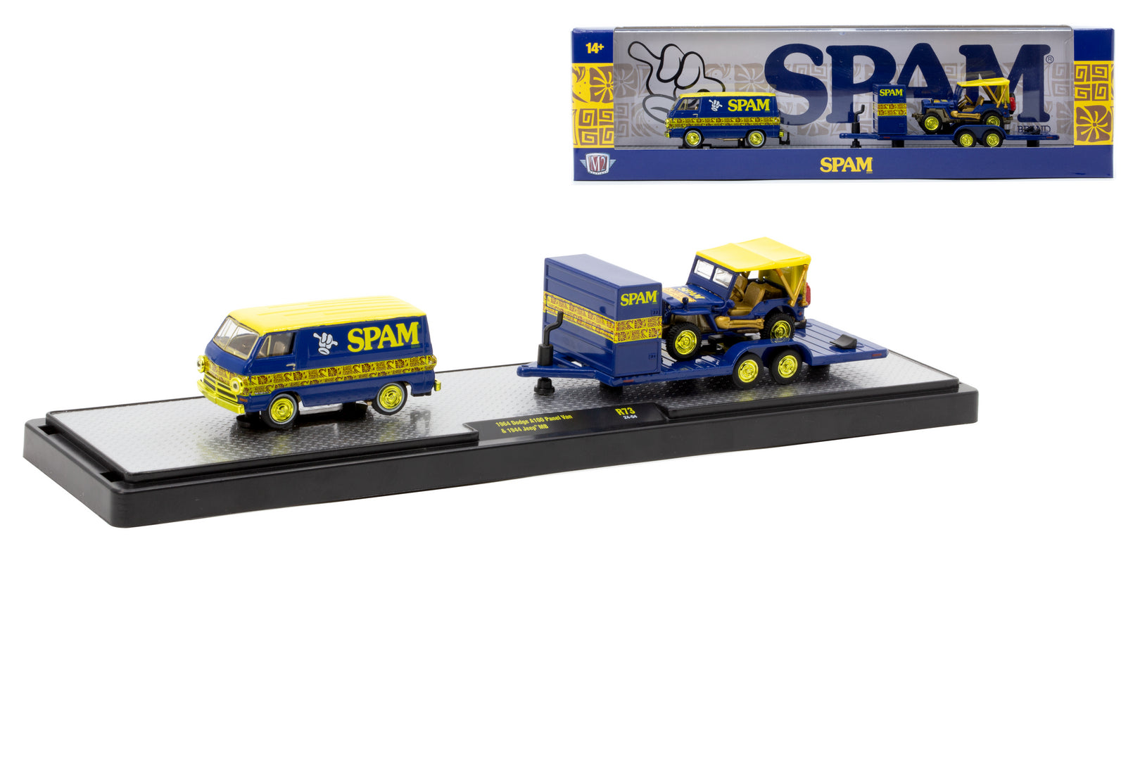 Chase Cars-SPAM-1964 Dodge A100 Panel Van & 1944 Jeep MB
