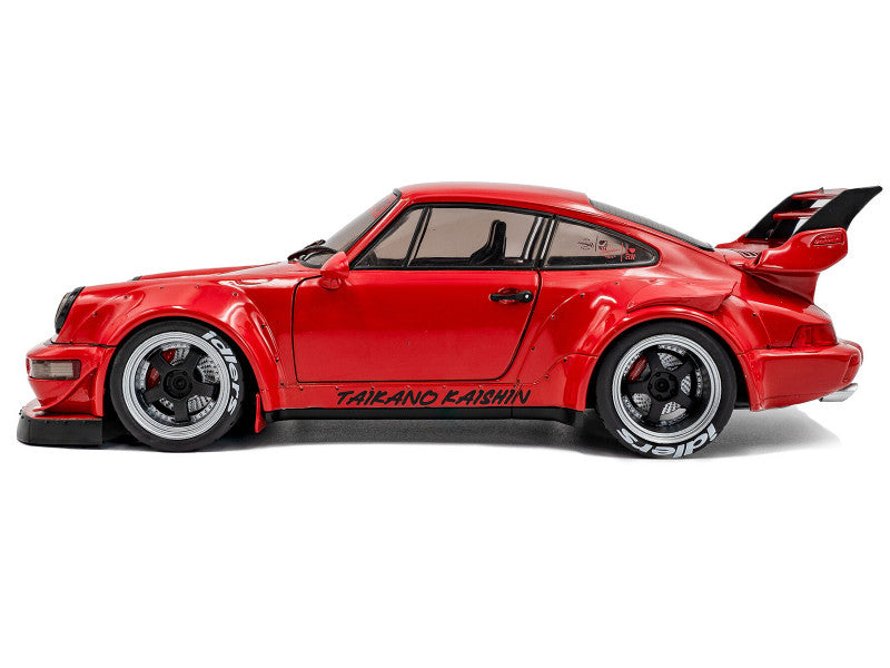SOLIDO - 2024 RWB Bodykit "Taikano Kaishin" Red with Black Stripes - S1807514