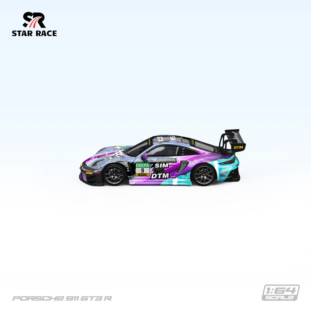 Porsche 911 GT3 Colorful No. 9 Livery – Star Race 1:64 SR64022
