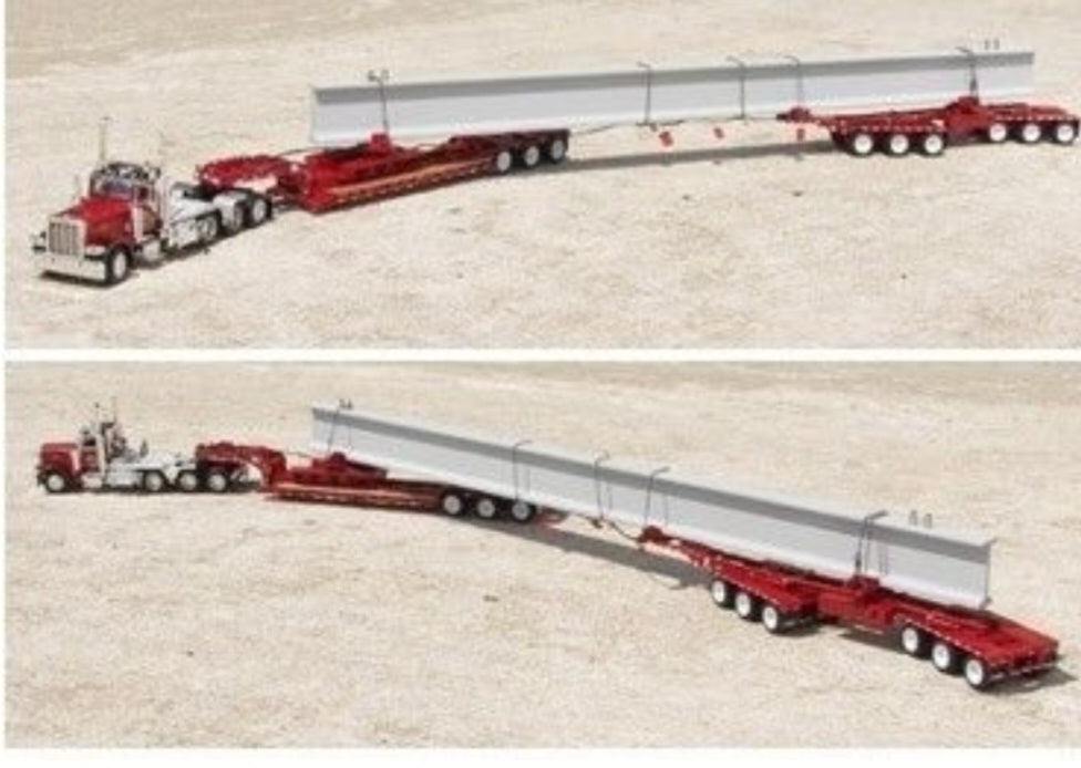 LEFEBVRE & SONS PETERBILT 389 TRIAXLE BEAM HAULER 1/64 Nice Car