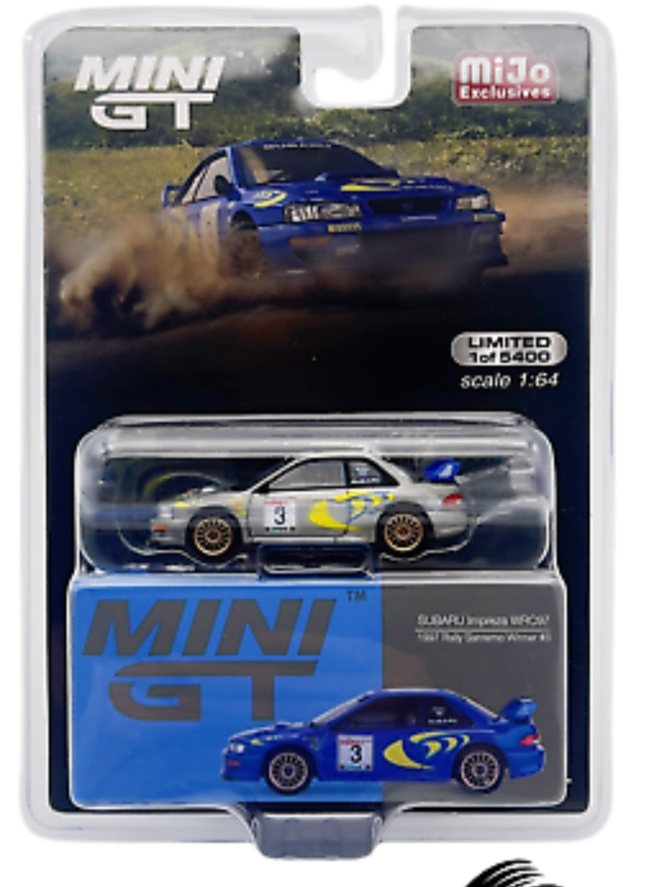 CHASE CAR- Subaru Impreza WRC97 1997 Rally Sanremo Winner #3