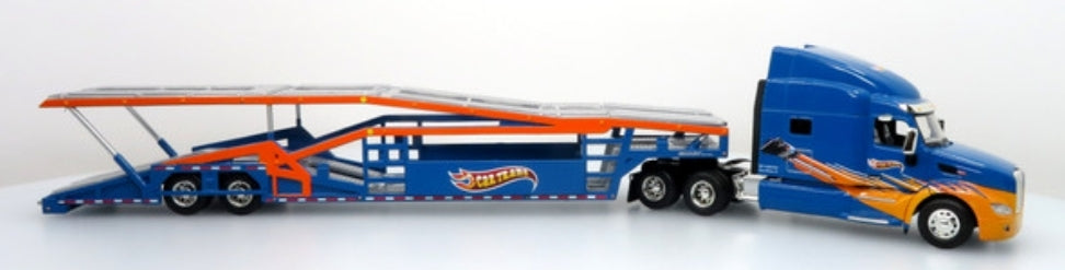 Peterbilt 579 w/ Car Hauler: CarTrans 1:64