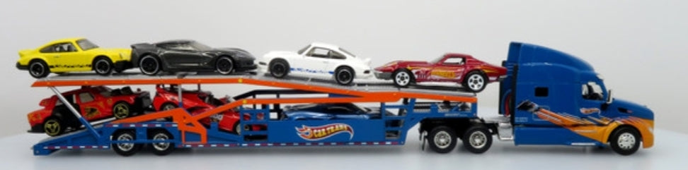 Peterbilt 579 w/ Car Hauler: CarTrans 1:64