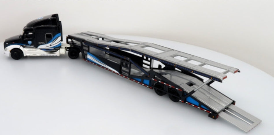 Peterbilt 579 w/ Car Hauler: Car Carriers 1:64
