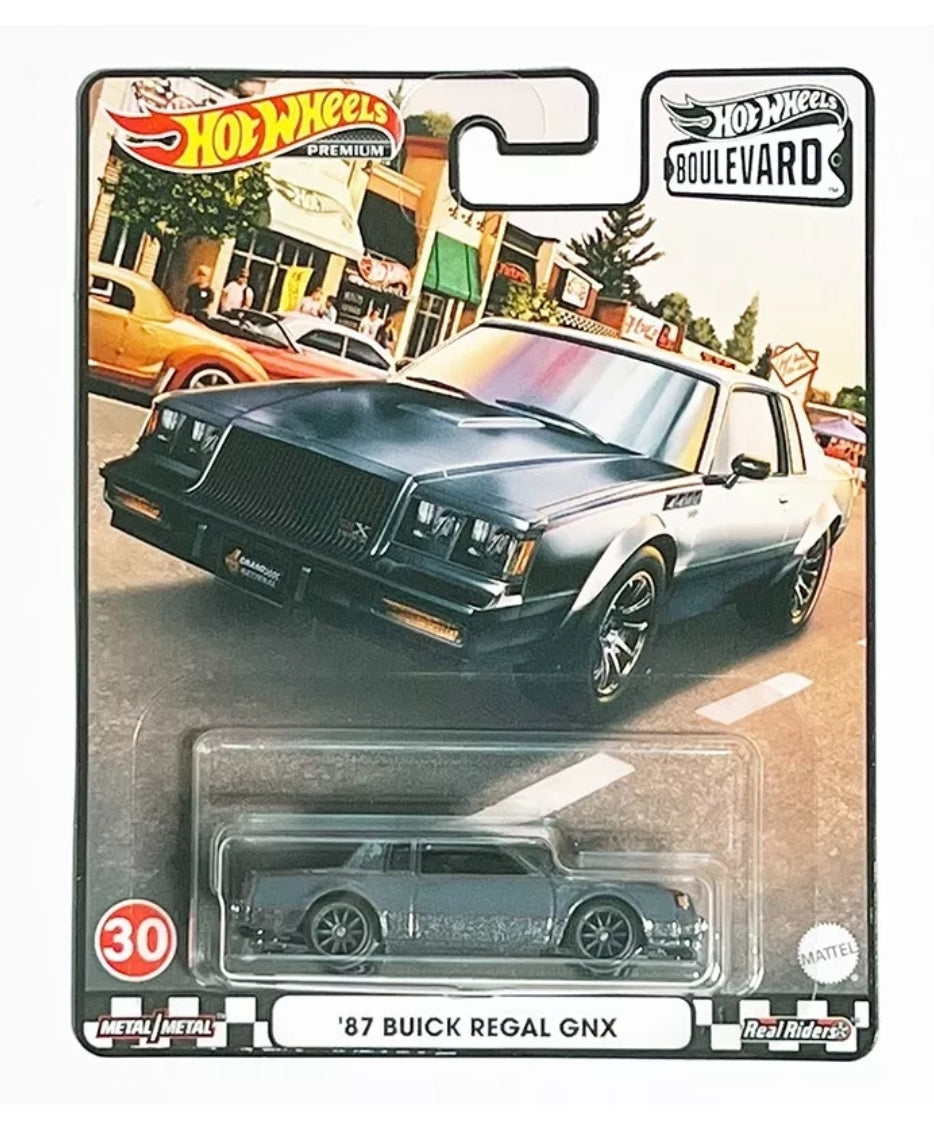 HOT WHEELS PREMIUM BOULEVARD 2021, Hot 87 Buick Regal GNX,