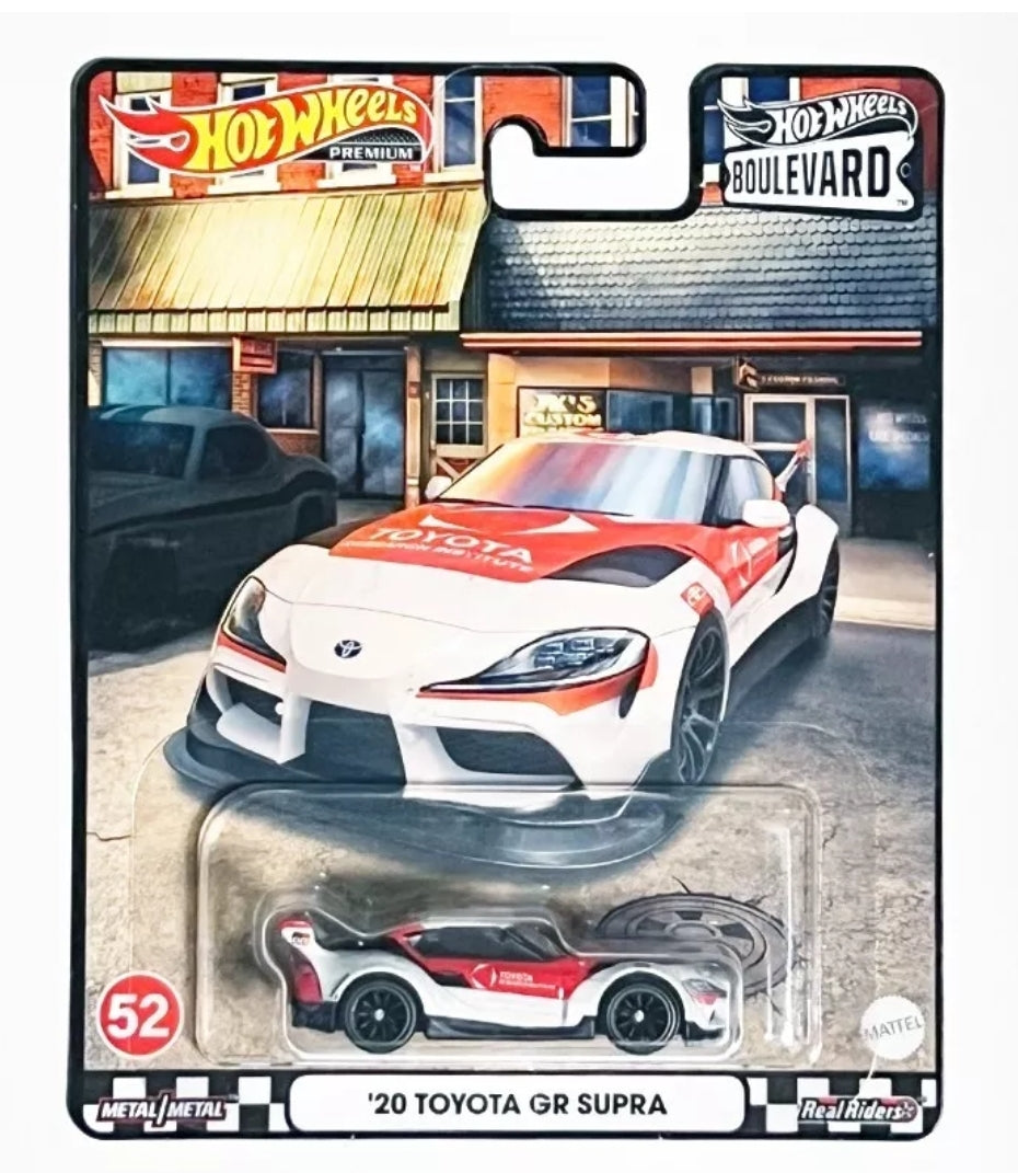HOT WHEELS PREMIUM BOULEVARD 2022, 20 Toyota GR Supra,